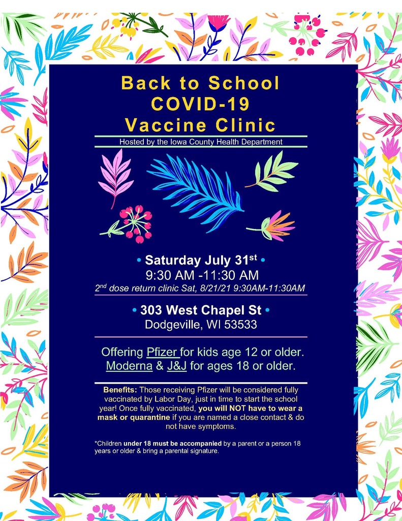 Back to School COVID Vaccine Clinic